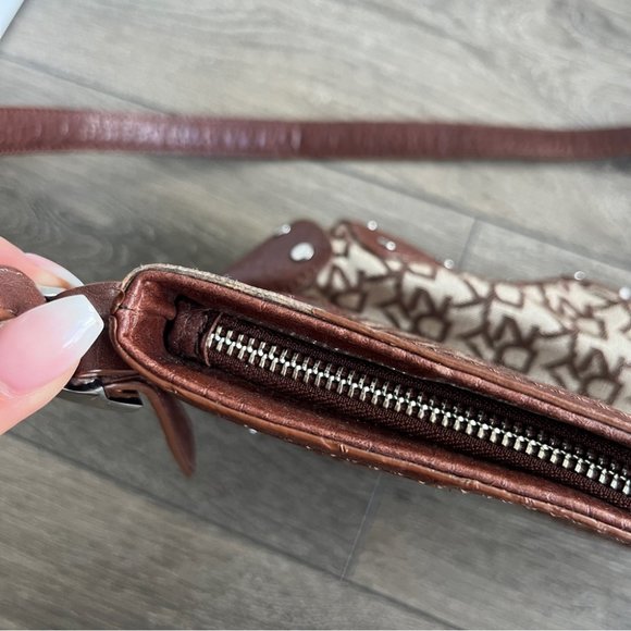 DKNY Print Stud Crossbody Bag - Picture 5 of 10